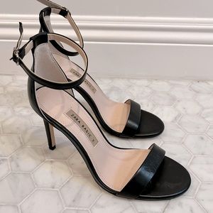 NWOT Zara Collection Leather strappy heels 7.5